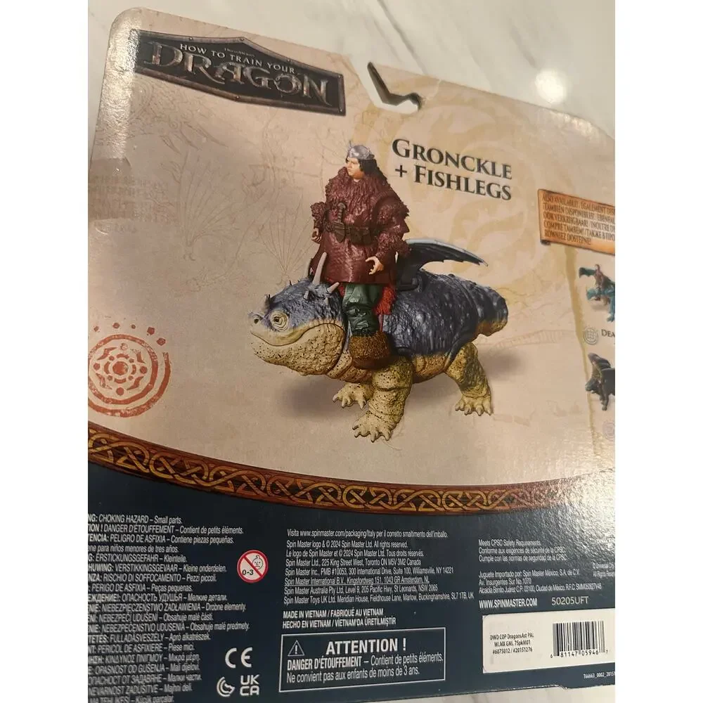 How to Train Your Dragon Gronckle & Fishlegs Figure Set Spin Master 2025 NEW